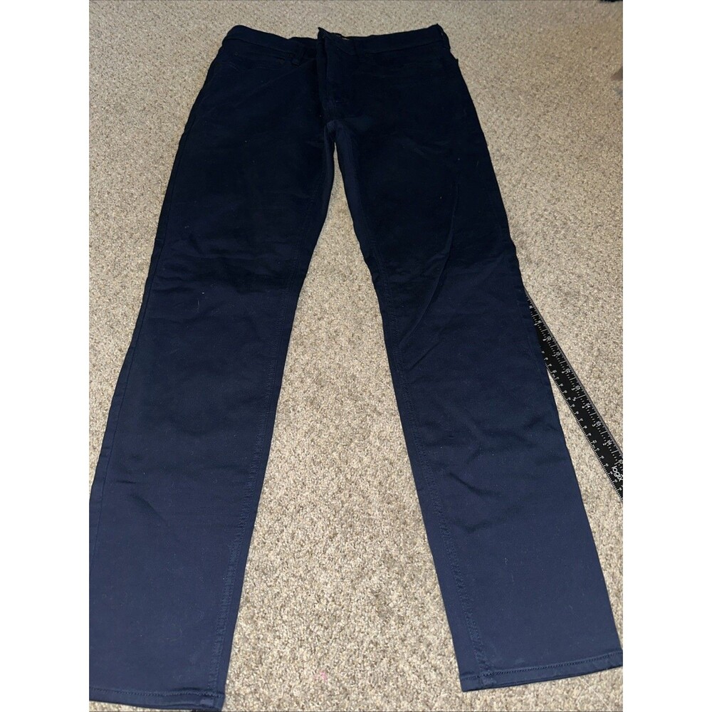 Banana Republic Chino Pants Mens 34x32 Dark Blue Khaki Straight Leg Casual